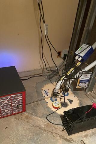 Waterproofed Basement