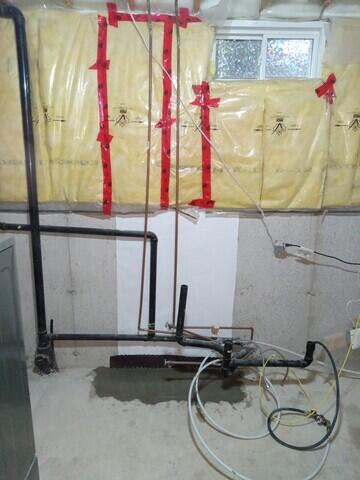 Insulation repaired