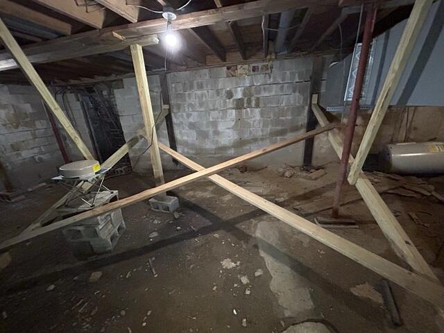 Before - Old Bracing System