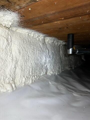 Spray Foam Application.
