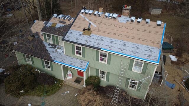 New Shingles Are Installed
