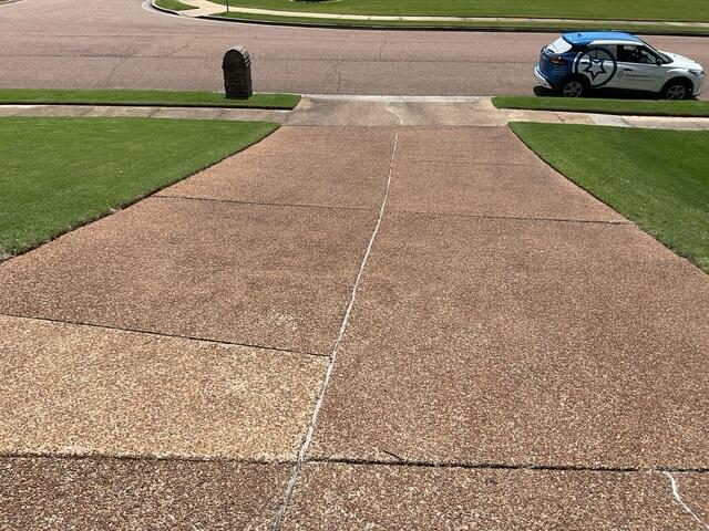 Uneven Concrete Driveway