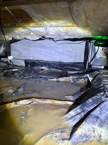 Wet Crawl Space
