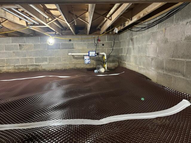 Drainage Matting Laid Down