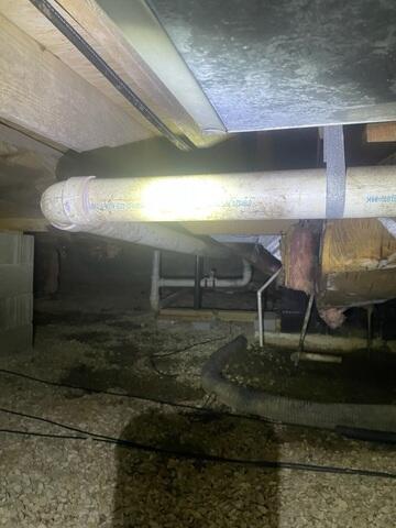 Damp and Unsealed Crawl Space