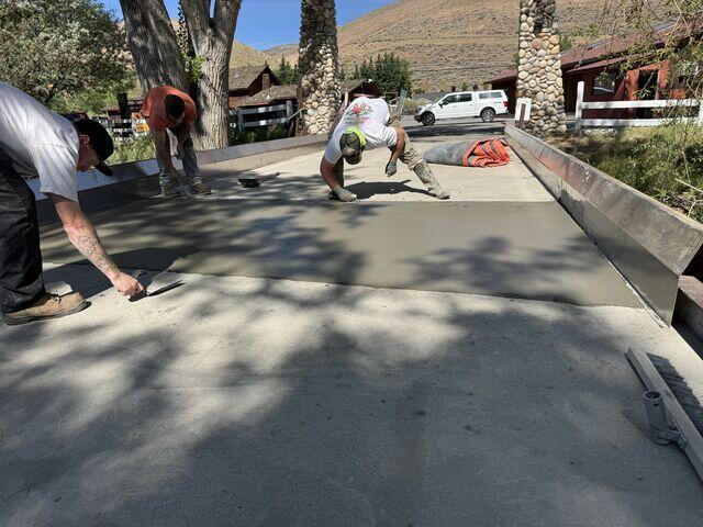 Concrete Pour for Enhanced Stability