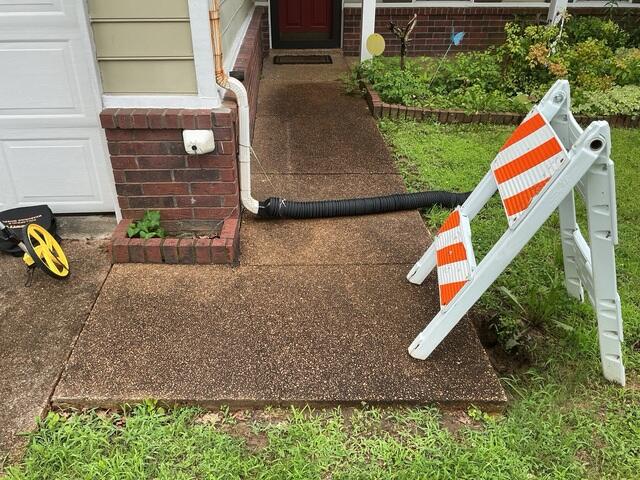 Concrete Trip Hazard