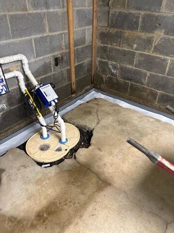 Sump Pump Installation