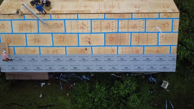 Seams Are Taped & Ice and Water Shield Is Installed