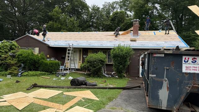 Underlayment Is Installed