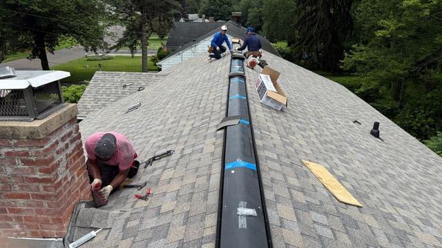 Ridge Vent Is Installed
