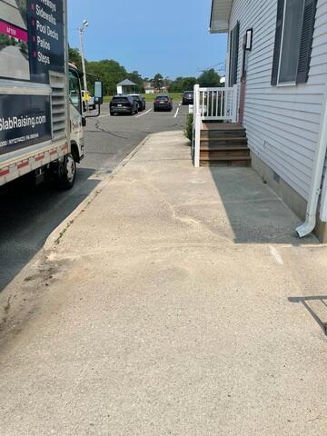 Fully Lifted And Restored Sidewalk