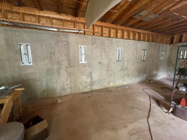 Reinforced Basement Wall with GeoLock® Anchors