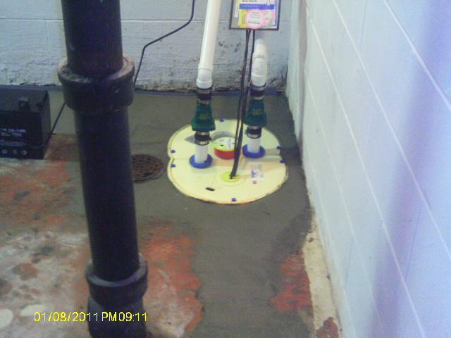 Out with the old, in with the TripleSafe Sump Pump