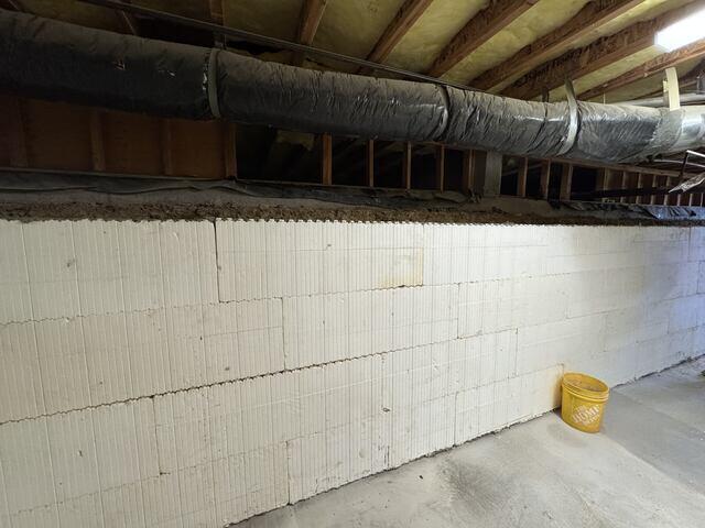 ICF Retaining Wall Installation