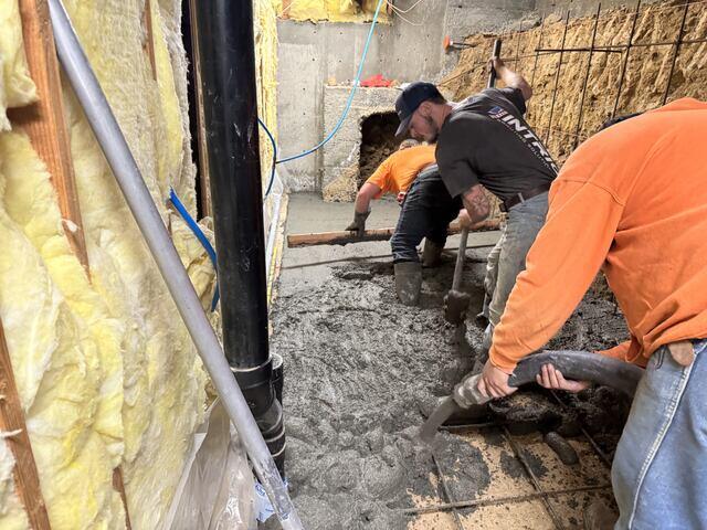 Concrete Pad Pour