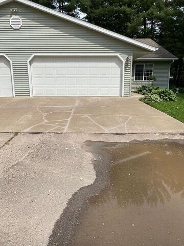 Driveway Apron Lifted and Leveled