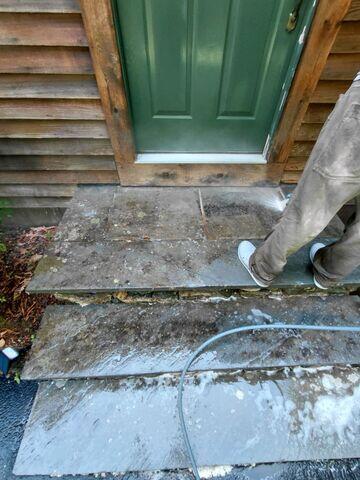 Cleaning the Steps
