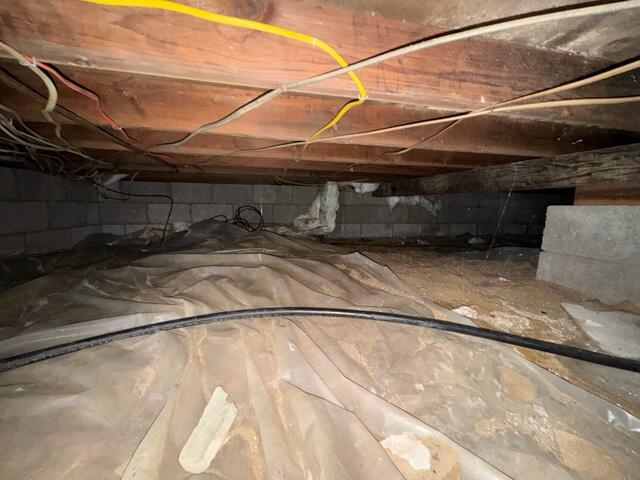 Damp Crawl Space