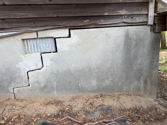 Stair- StepCrack in the Foundation Wall