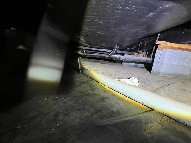 Water Seeping Down Cylinders.