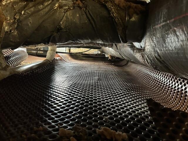 Drainage Matting Installed