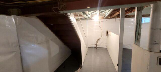 CleanSpace and Tiles Around a Staircase