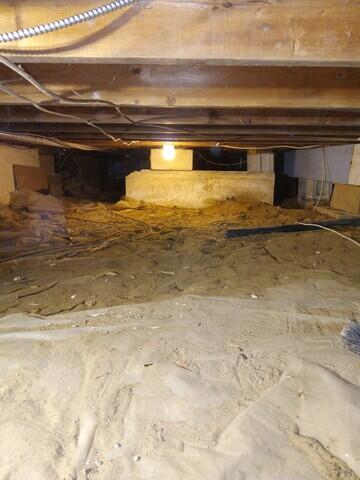 Dirt floor