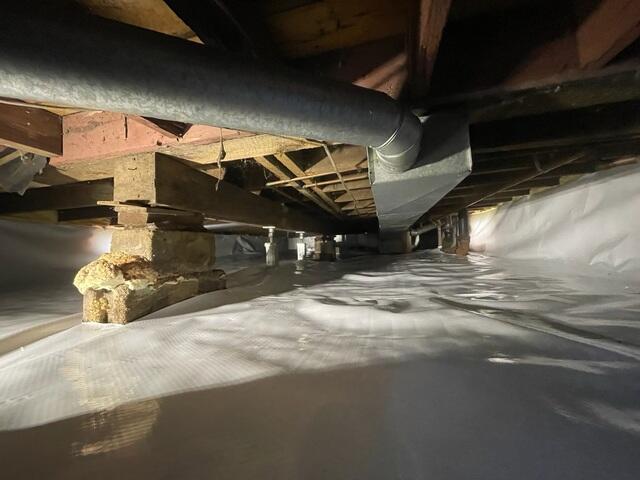 Dry, Protected Crawl Space with Full Encapsulation