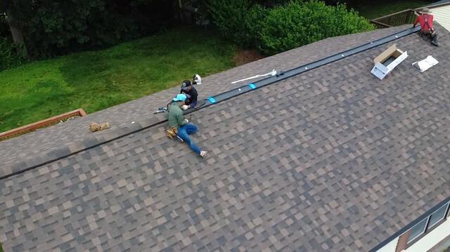 Ridge Vent Is Installed