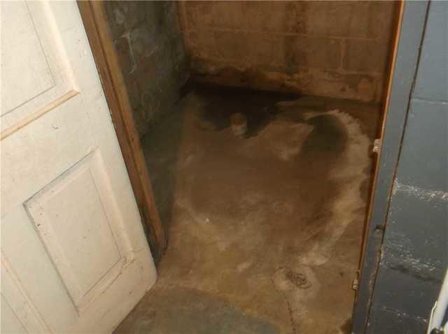 A View of the Pantry Floor Before BrightWall Installation