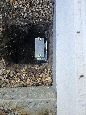 Complete Helical Pier Installation