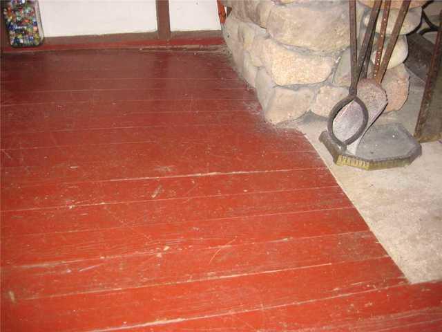 Stone Fireplace Sinking in Living Room
