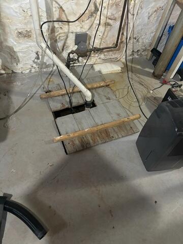 Exposed Sump Pump Cover