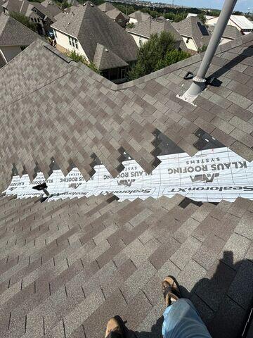 Installed Valley Liner