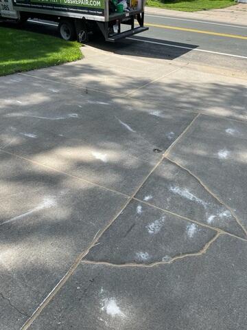 Driveway Restored with PolyLevel® and NexusPro®
