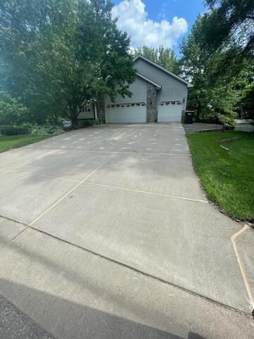Wide View of the Finished Driveway