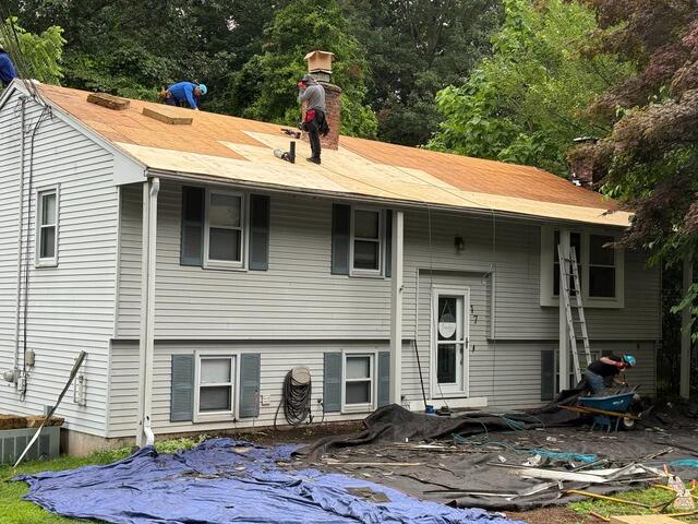 New Plywood Is Installed