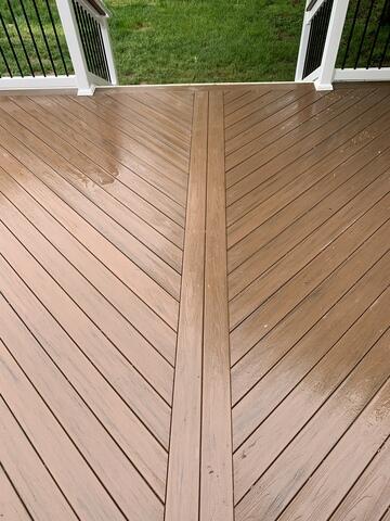 Diagonal Decking Detail - Custom Trex Touch