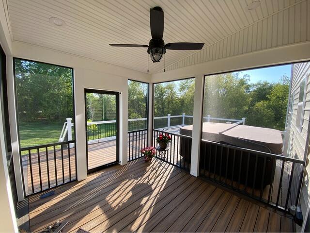 Low-Maintenance Screened Porch