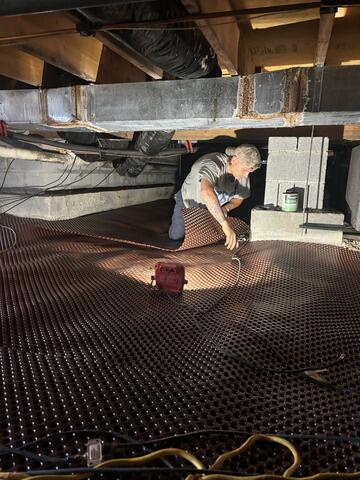 Crawl Space Drainage in Lawrenceburg, KY