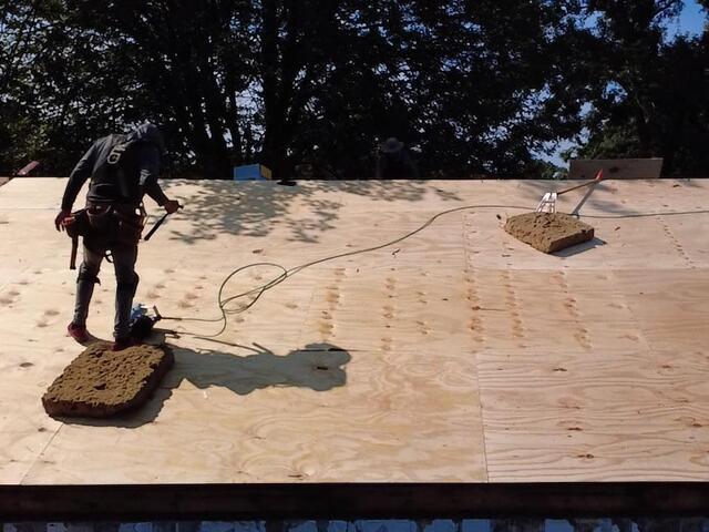 New Plywood Is Installed