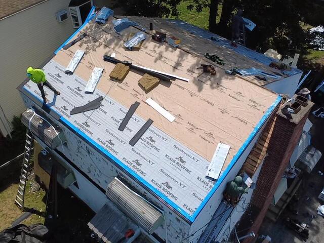 Underlayment Is Installed