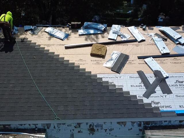New Shingles Are Installed