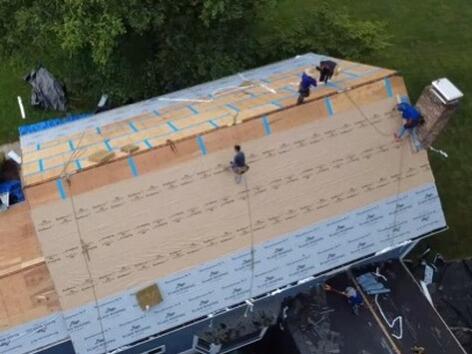 Underlayment Is Installed