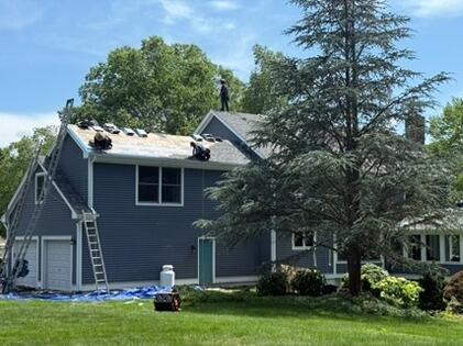New Shingles Are Installed