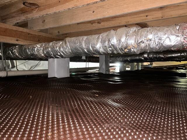 Drainage Matting Installed