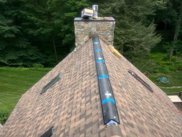 Ridge Vent Is Installed