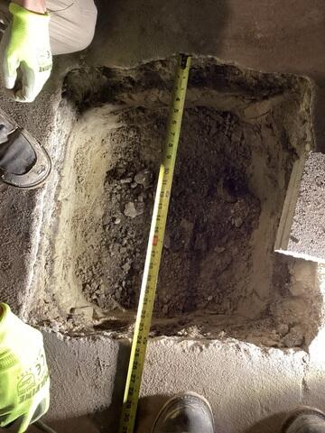 Concrete Removal for Footings