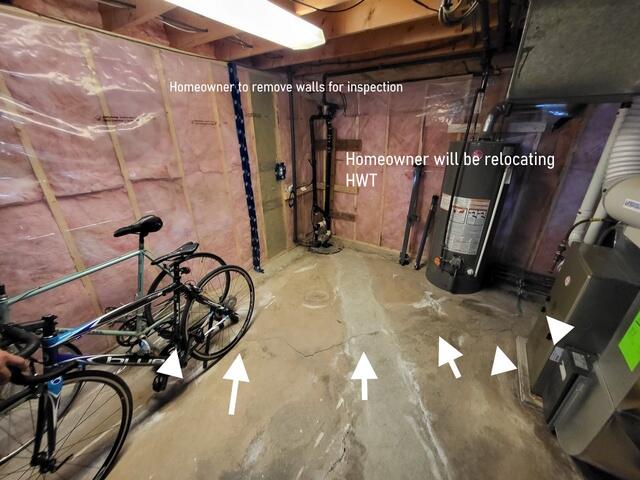 Floor cracks